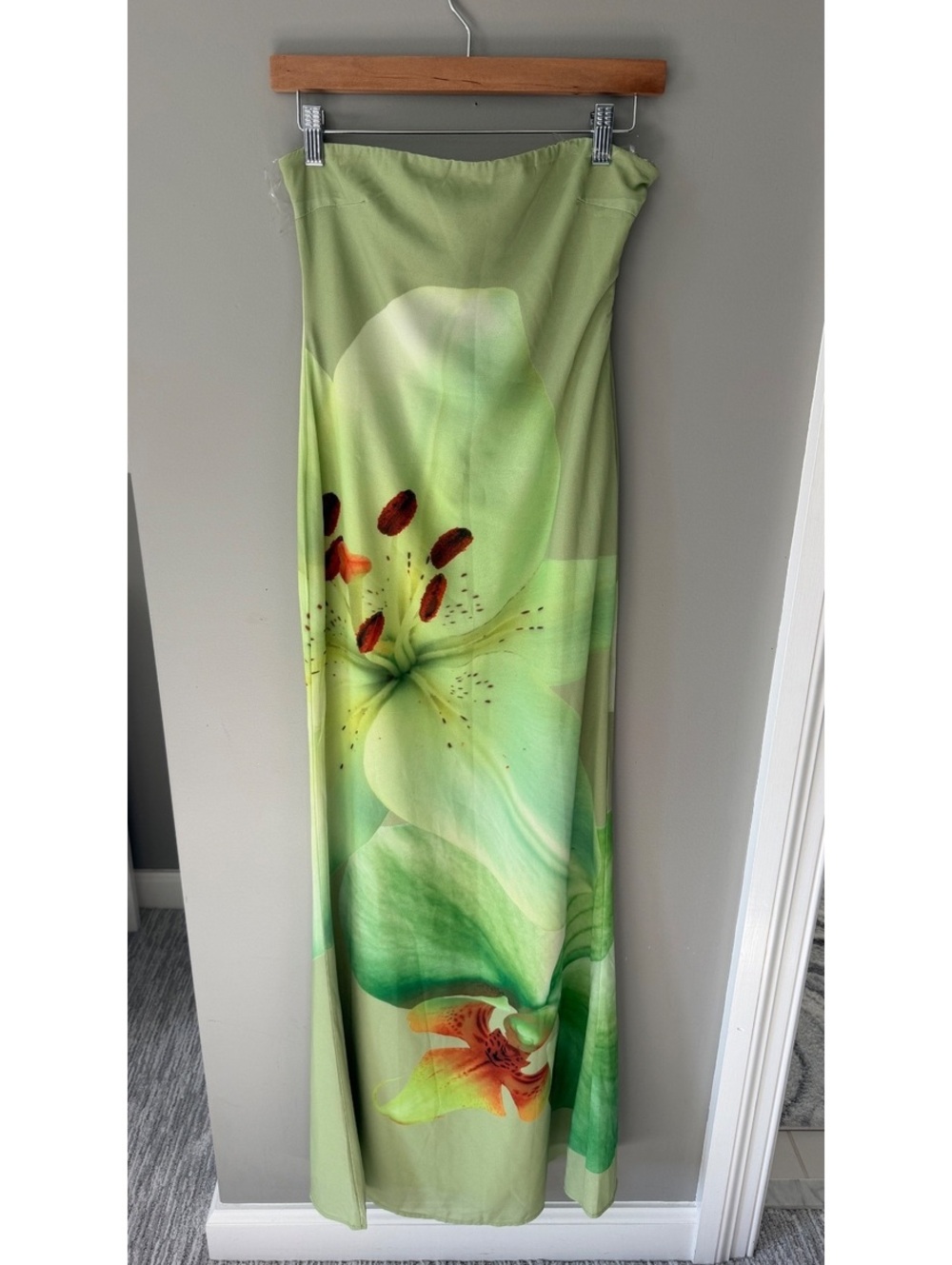 Peppermayo Floral Green Maxi Dress